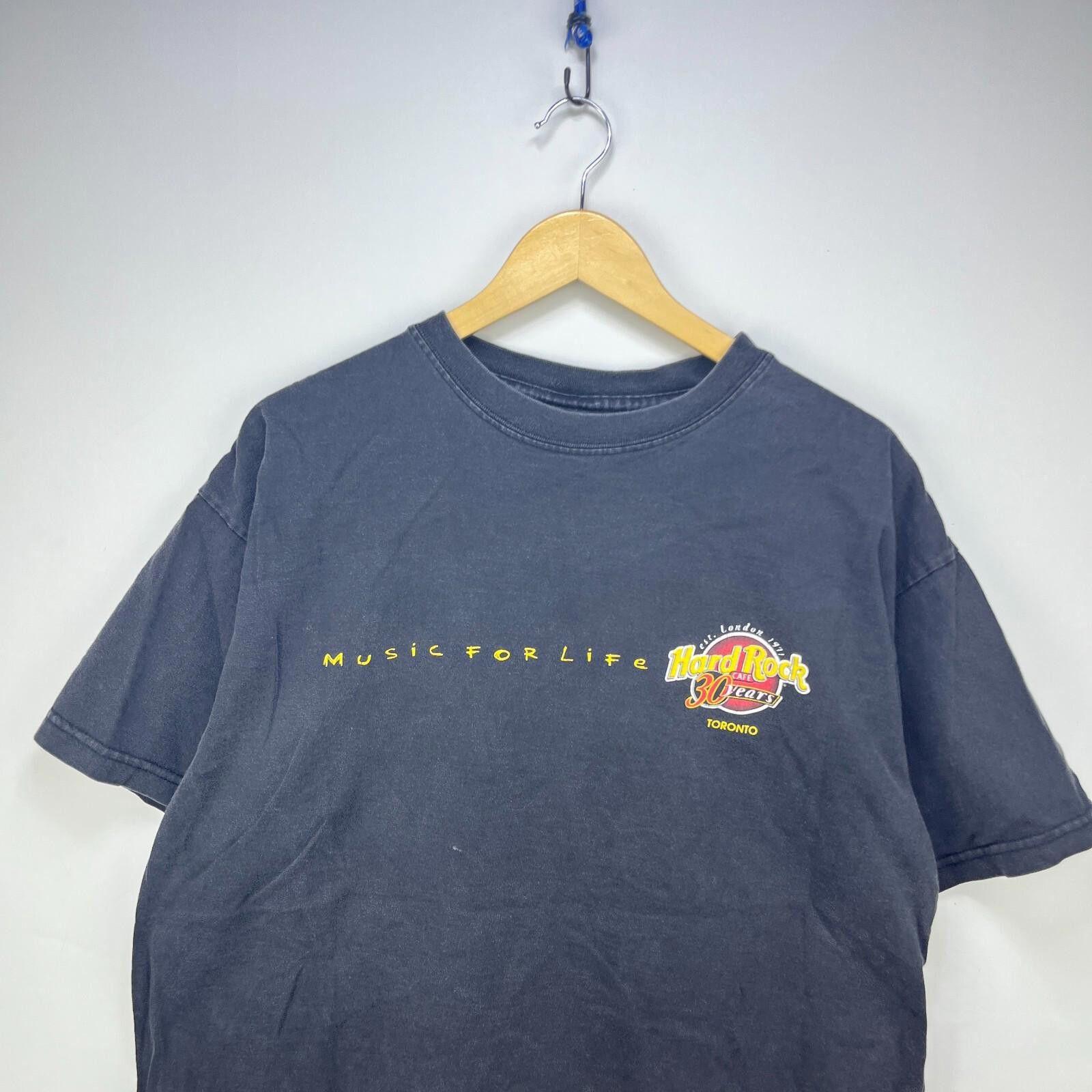 Hard Rock Cafe Vintage 90s Hard Rock Cafe Toronto Sun Faded Tour T-Shirt XL Size US XL / EU 56 / 4 - 2 Thumbnail