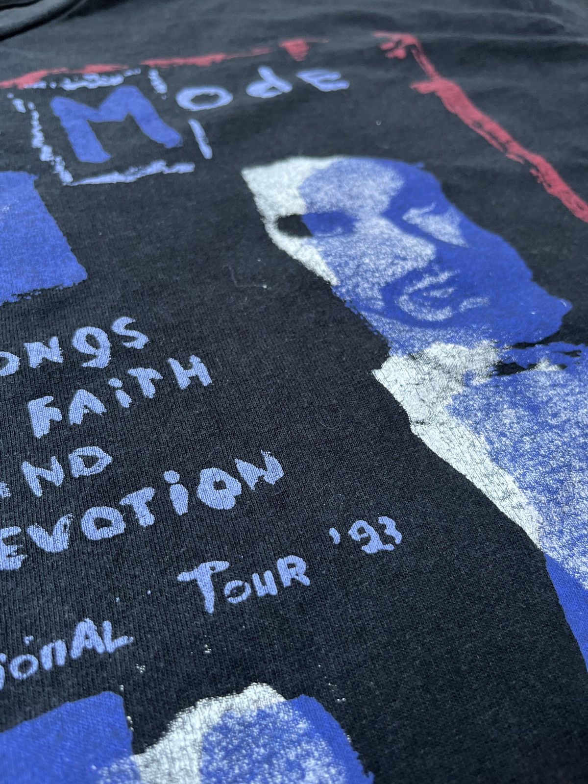 Band Tees Depeche Mode devotional tour tee Size US XL / EU 56 / 4 - 5 Thumbnail