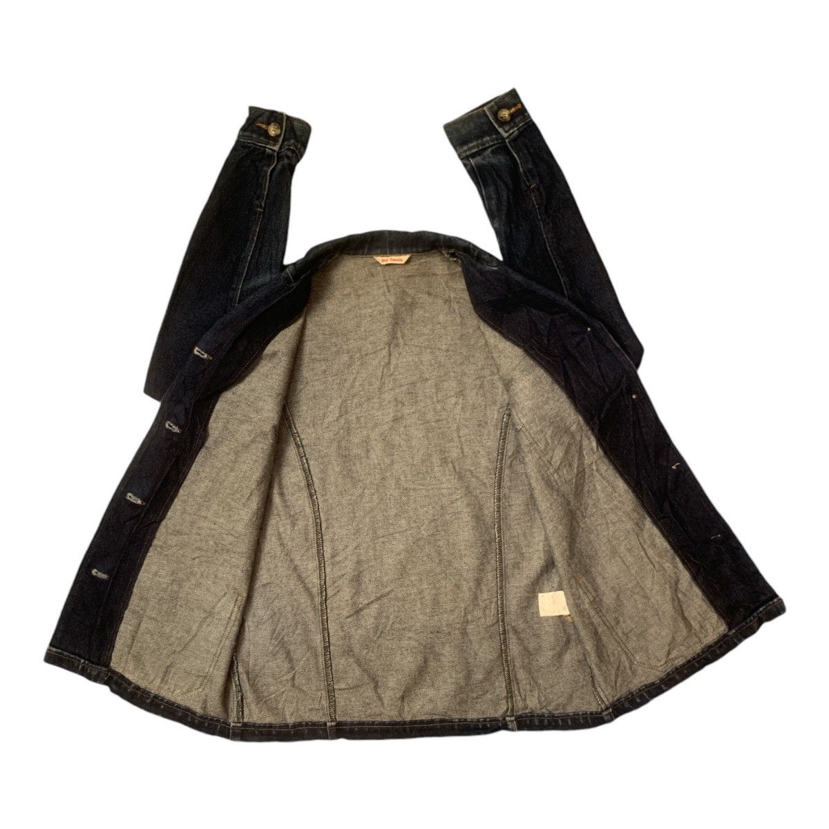 Japanese Brand Rare Design Vintage Ray Cassin Denim Jackets Size M / US 6-8 / IT 42-44 - 3 Thumbnail