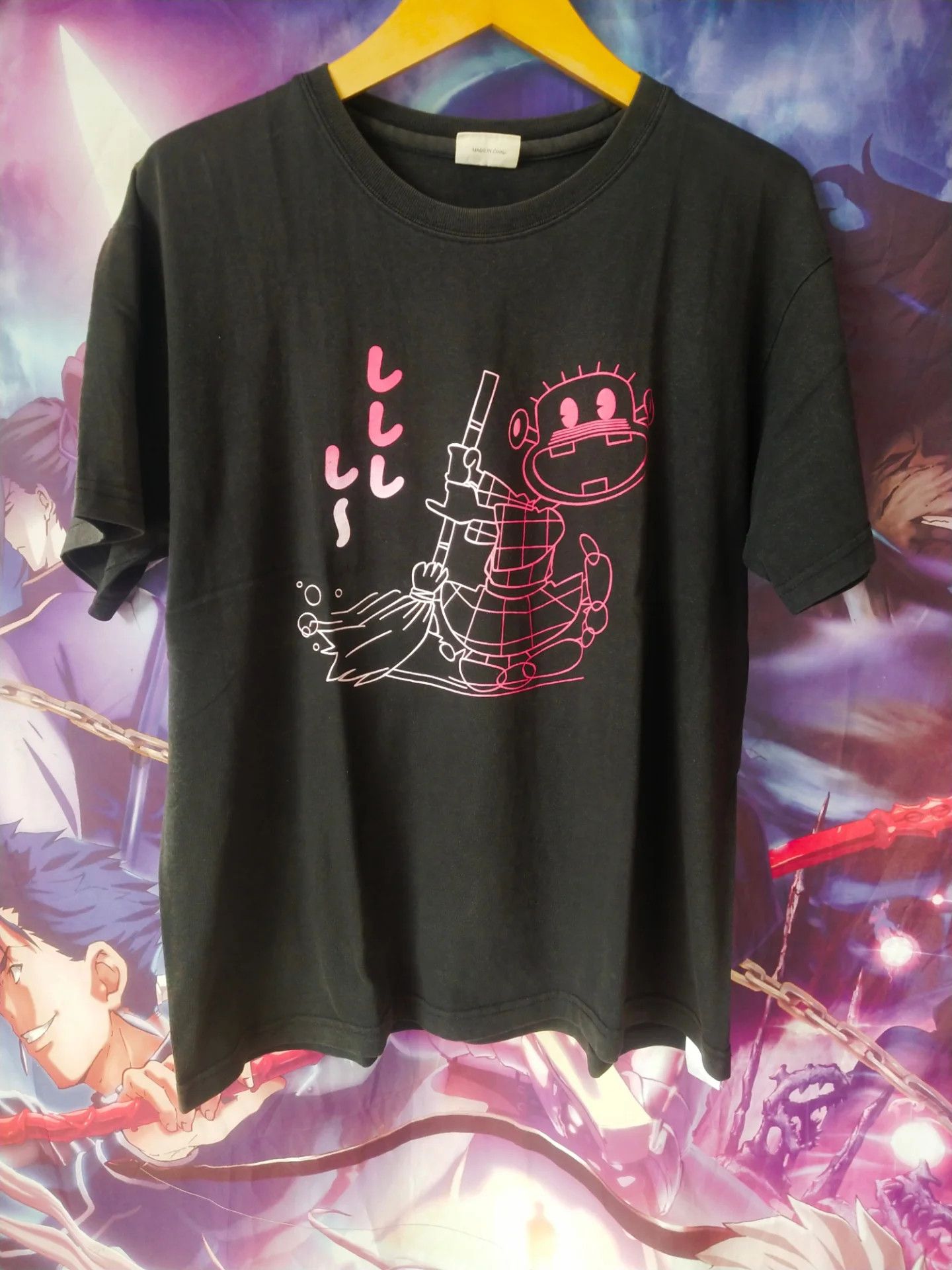 Anime Bakabon Rerere Ojisan Art Anime Tee Size US L / EU 52-54 / 3 - 1 Thumbnail