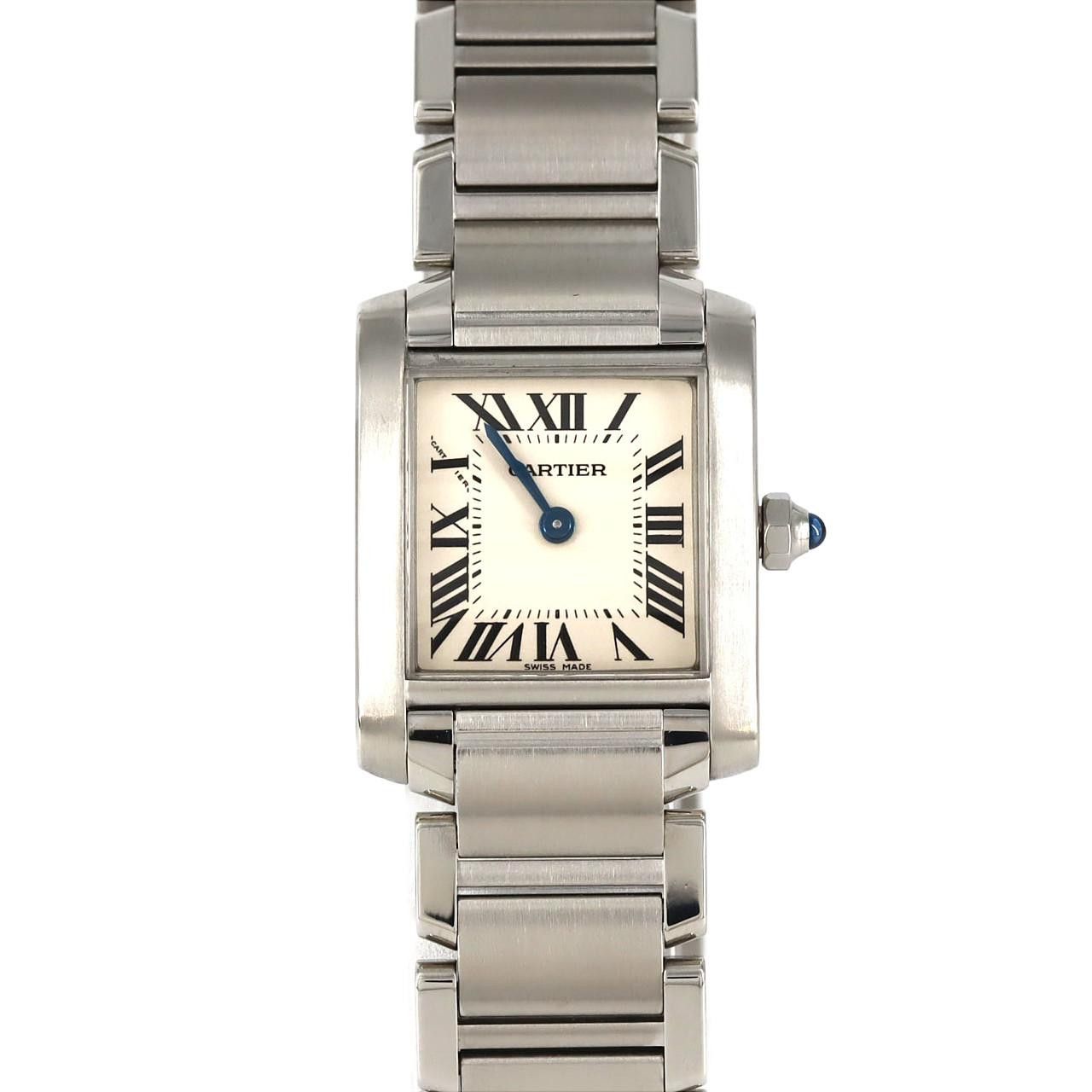 Cartier Cartier Cartier Tank Française Stainless Steel Metal Quartz W51008Q3 DUTY FREE for USA Size ONE SIZE - 1 Thumbnail