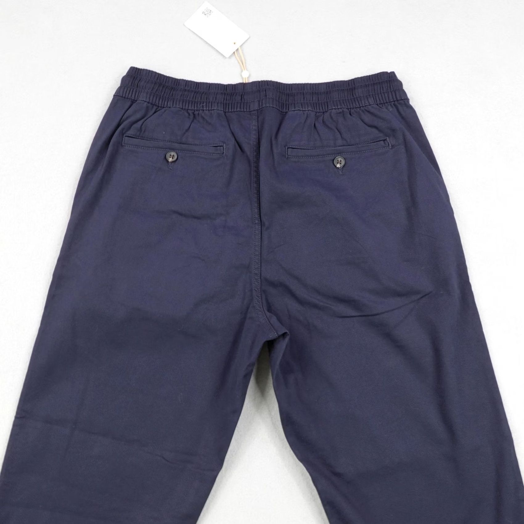 Quince Quince Pants Mens Large Blue Chino Drawstring Organic Cotton Blend Weekend NEW Size US 33 - 5 Thumbnail