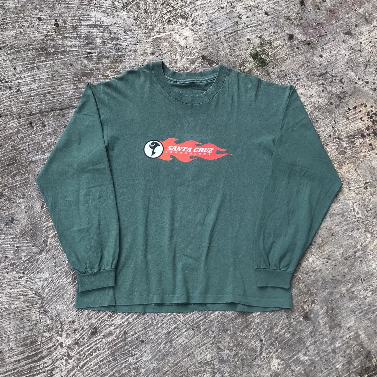 Santa Cruz Skateboards Vintage Santa Cruz Snowboards Skateboards Long Sleeve Tee Size US L / EU 52-54 / 3 - 12 Thumbnail