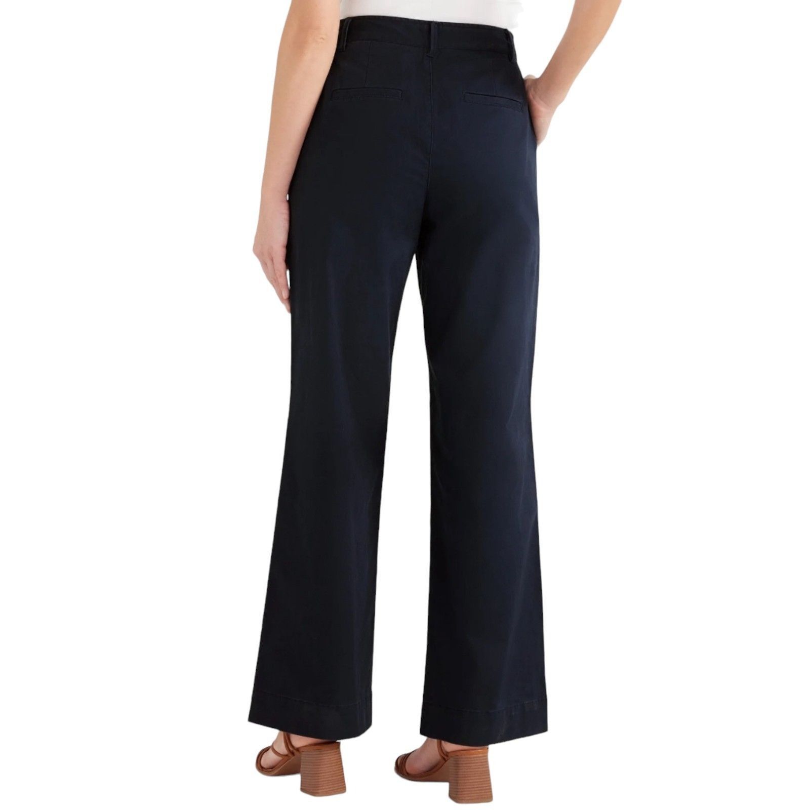 Other Free Assembly - Women's Wide Leg Chino Pants - Blue - 8 Size 30" / US 8 / IT 44 - 2 Thumbnail