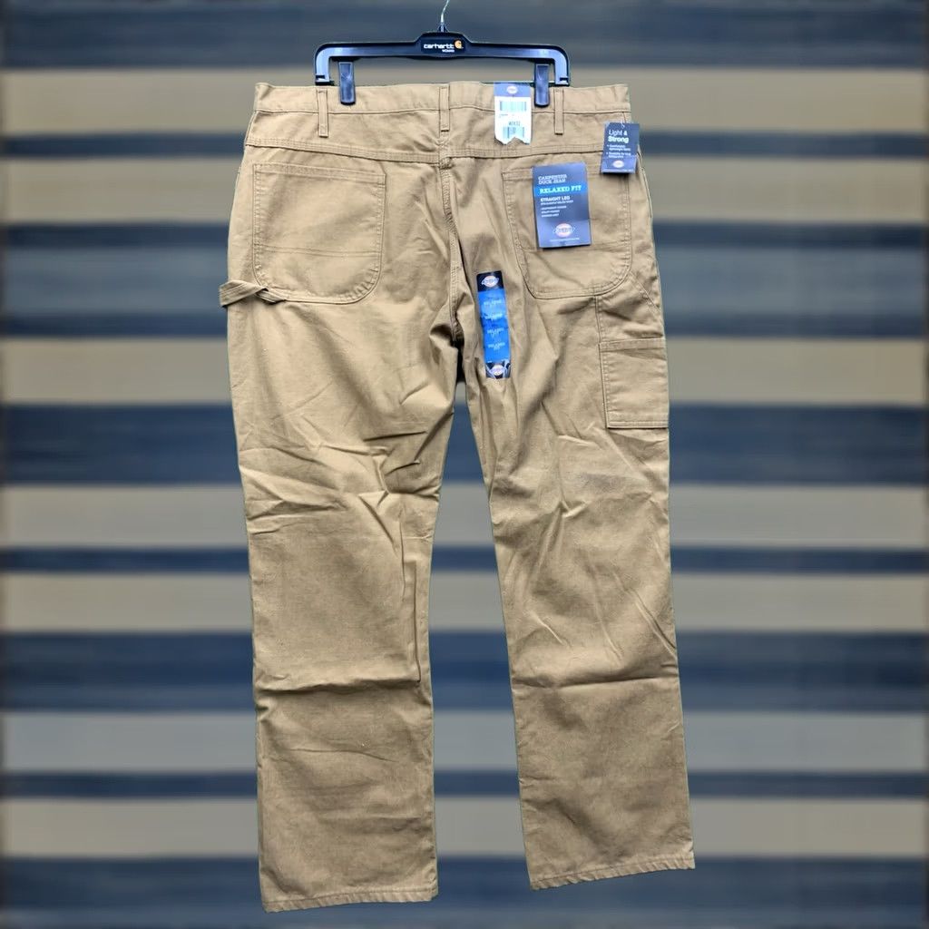 Dickies Dickies Work Pants Mens 40x32 Relaxed Fit Carpenter Style Cotton NWT Brown Duck Jeans Pants Dickies 1939 40 Regular Brown Duck Mens jeans Size US 40 / EU 56 - 1 Thumbnail