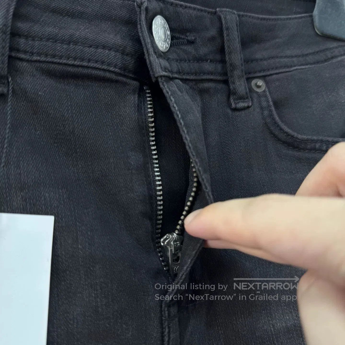 Acne Studios Acne Studios Black Washed Jeans. Size 27" / US 4 / IT 40 - 5 Thumbnail