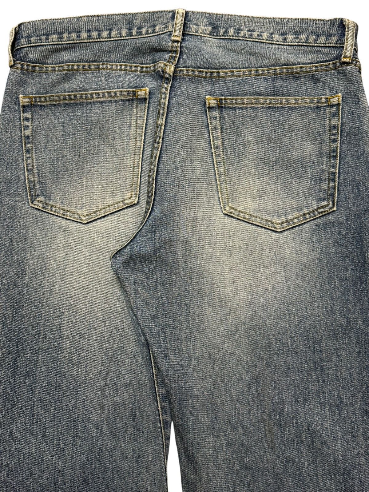 Uniqlo Vintage Y2K Japanese Uniqlo Faded Wash Distress Straight Leg Size US 34 / EU 50 - 5 Thumbnail