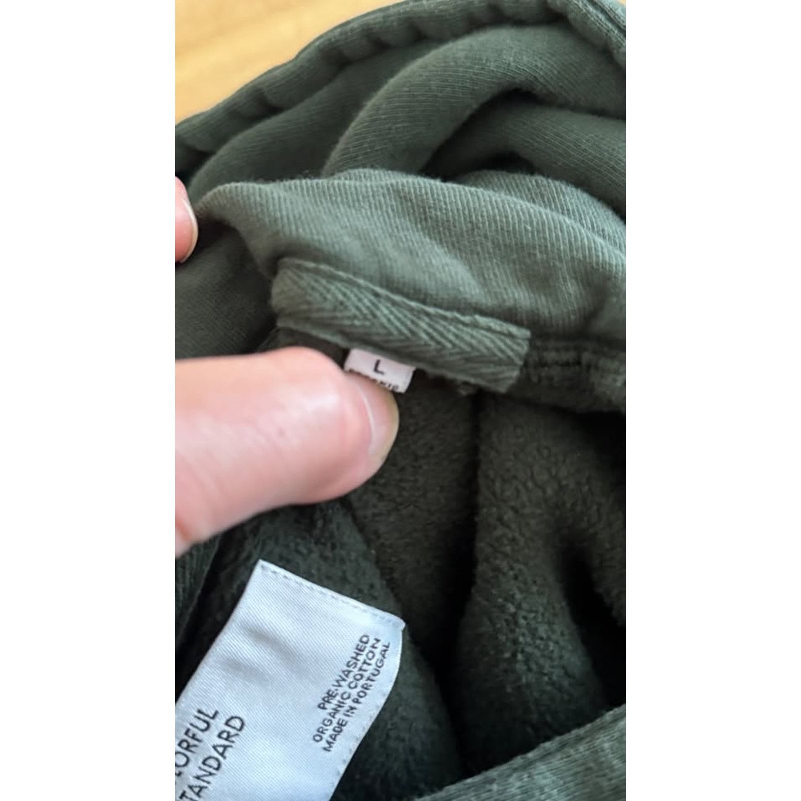 Colorful Standard Organic Oversized Hoodie Green Men's L, Men's — image 5 of 5