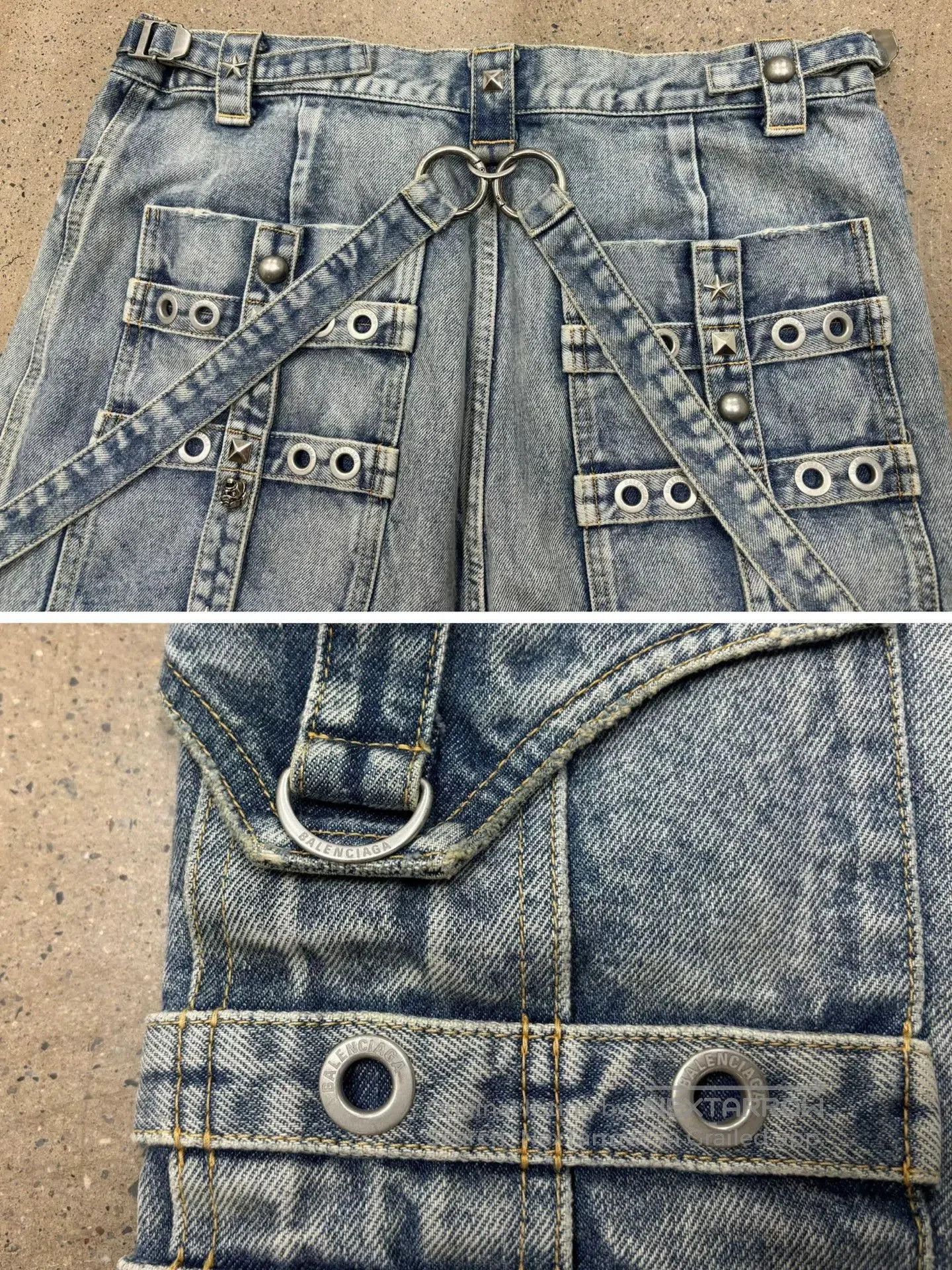 Balenciaga balenciaga raver baggy denim cargo pants. Size US 32 / EU 48 - 8 Thumbnail