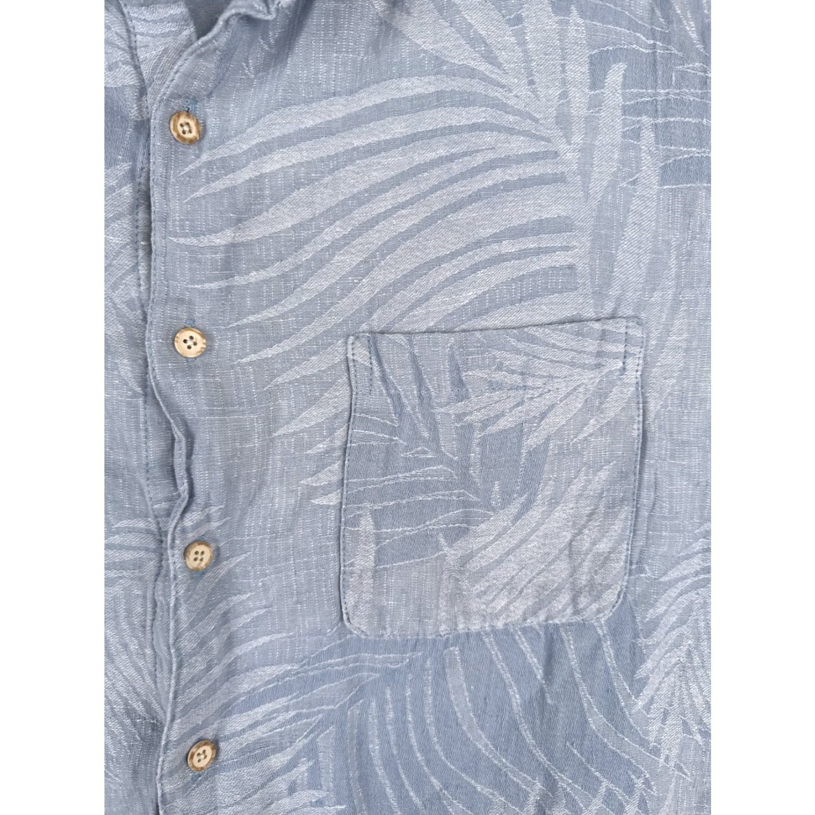 Tasso Elba Tasso Elba Shirt Men Extra Large Blue Floral Palm Leaf Silk Blend Hawaiian Size US XXL / EU 58 / 5 - 6 Thumbnail