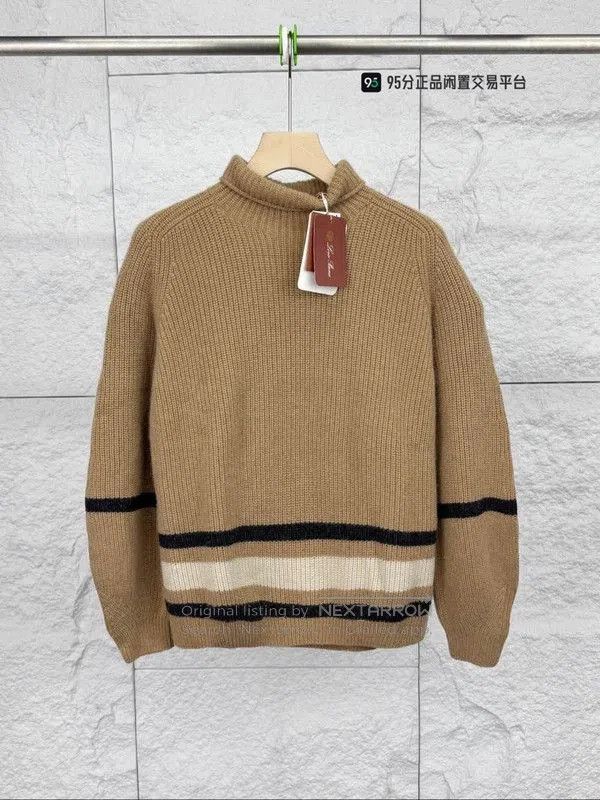 Loro Piana Loro Piana Unisex Colorblock Crewneck Knit Sweater. Size US S / EU 44-46 / 1 - 4 Thumbnail