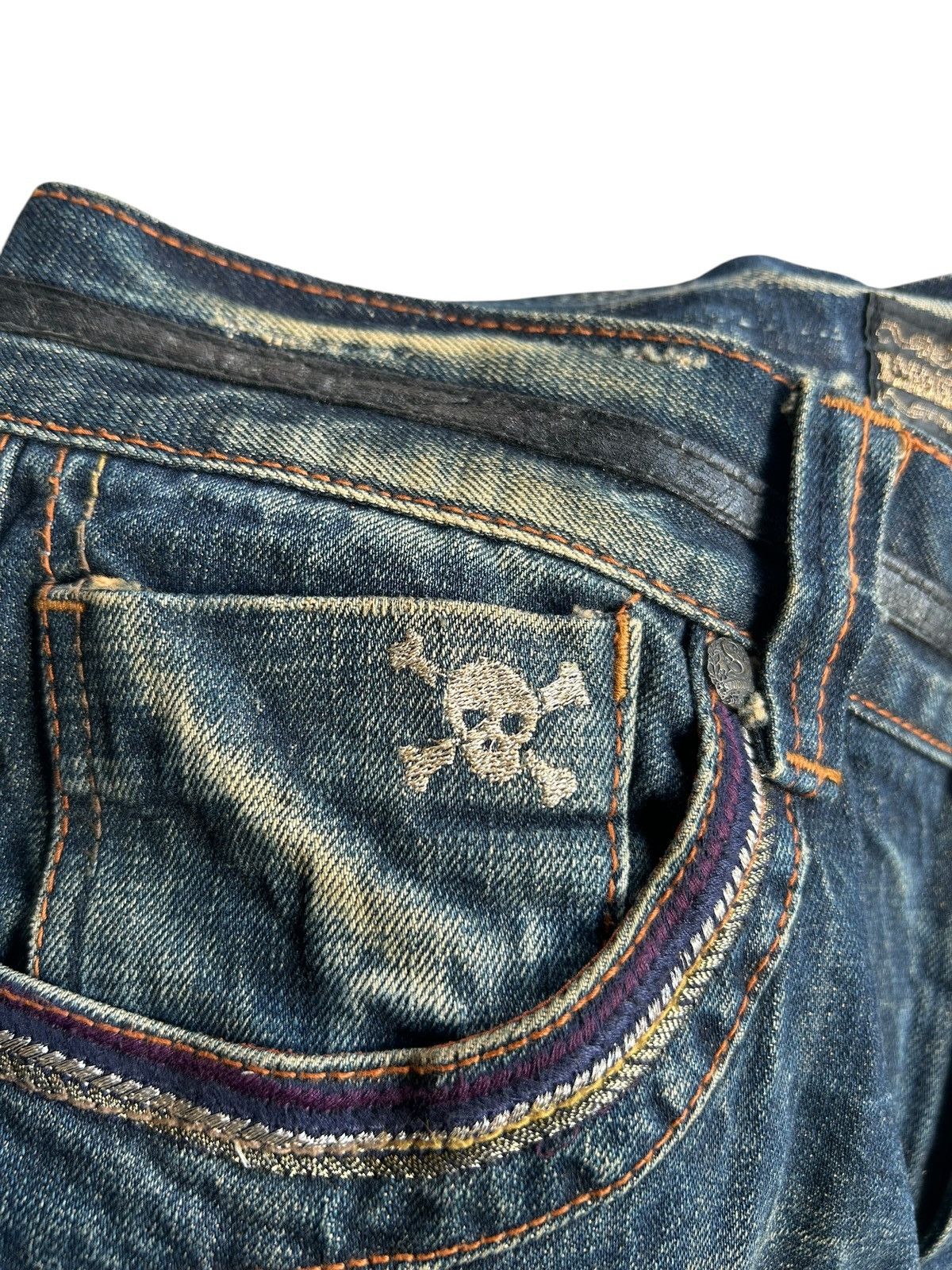 Japanese Brand × Kapital × Vintage Rusty Skull Japanese Brand Studio R.P Denim Jeans Size US 32 / EU 48 - 3 Thumbnail