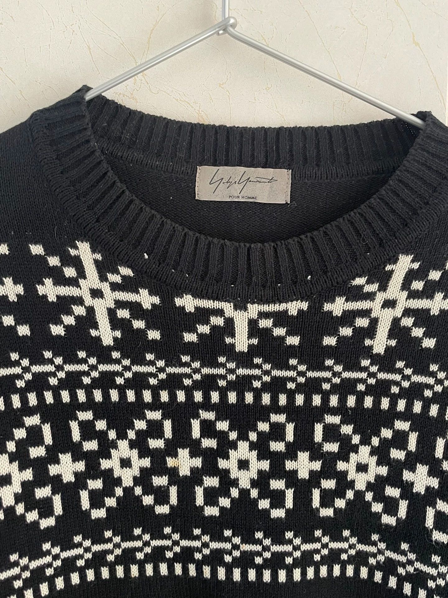 Yohji Yamamoto Yohji Yamamoto 14AW Cotton Sweater Size 3 Used Size US L / EU 52-54 / 3 - 3 Thumbnail