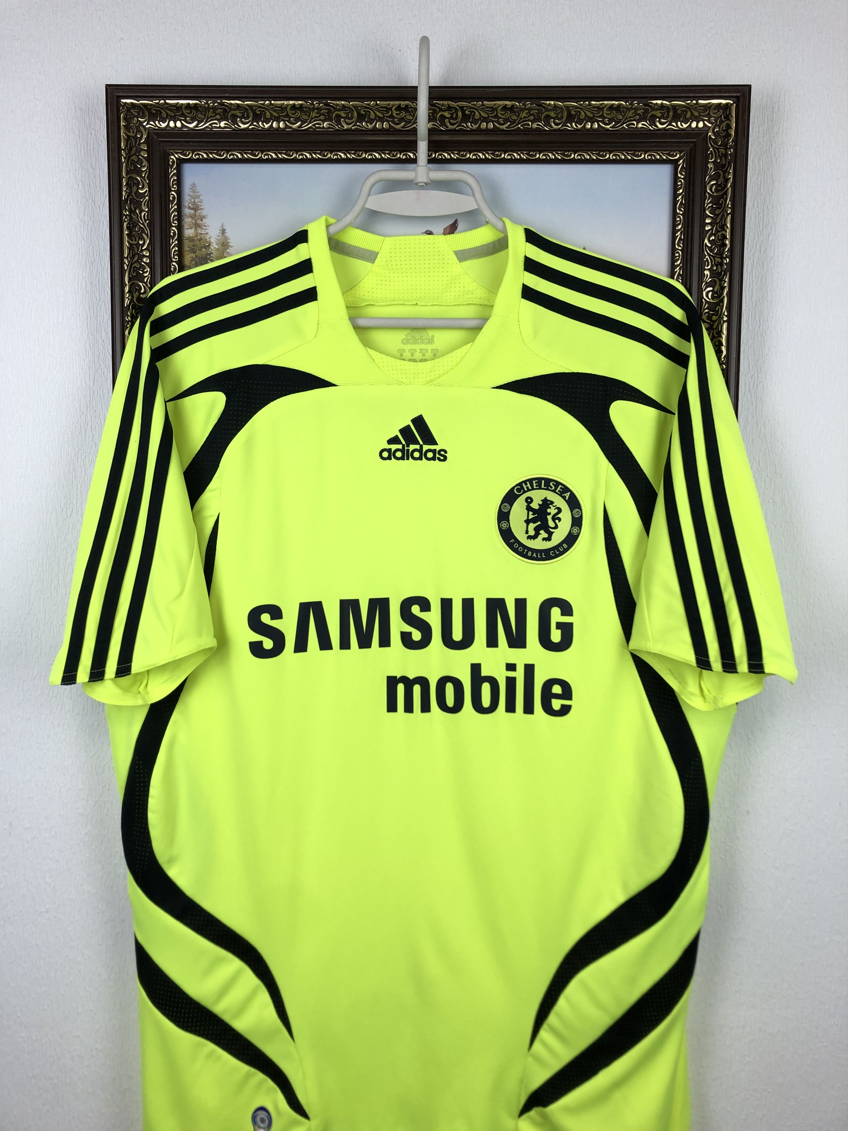 Adidas Chelsea Away football shirt 2007 Soccer Adidas Jersey Trikot Size US M / EU 48-50 / 2 - 2 Thumbnail