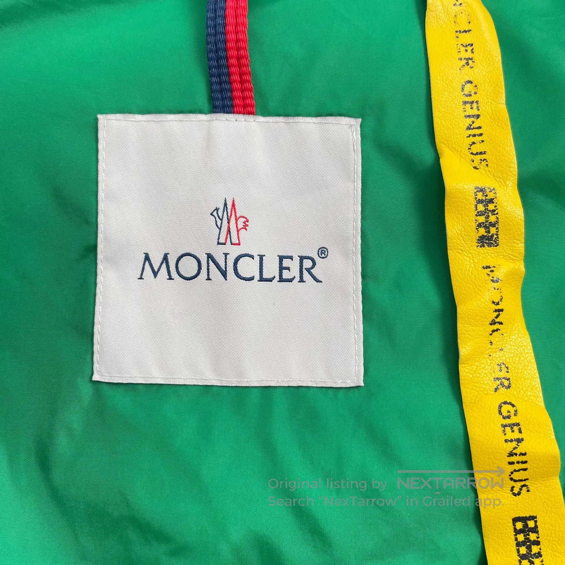 Moncler Moncler Green Logo Patch Hooded Drawstring Zipper Long Sle Size US XS / EU 42 / 0 - 6 Thumbnail