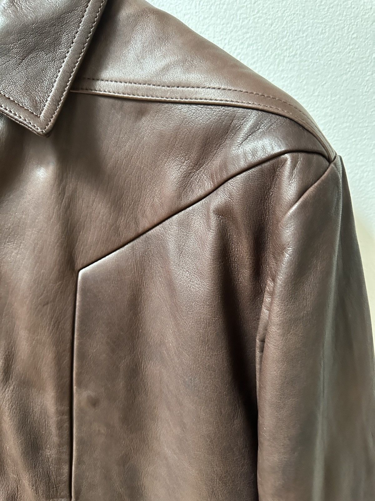 Rick Owens Jumbo Fogpocket Leather Jacket - 46 Size US M / EU 48-50 / 2 - 4 Thumbnail