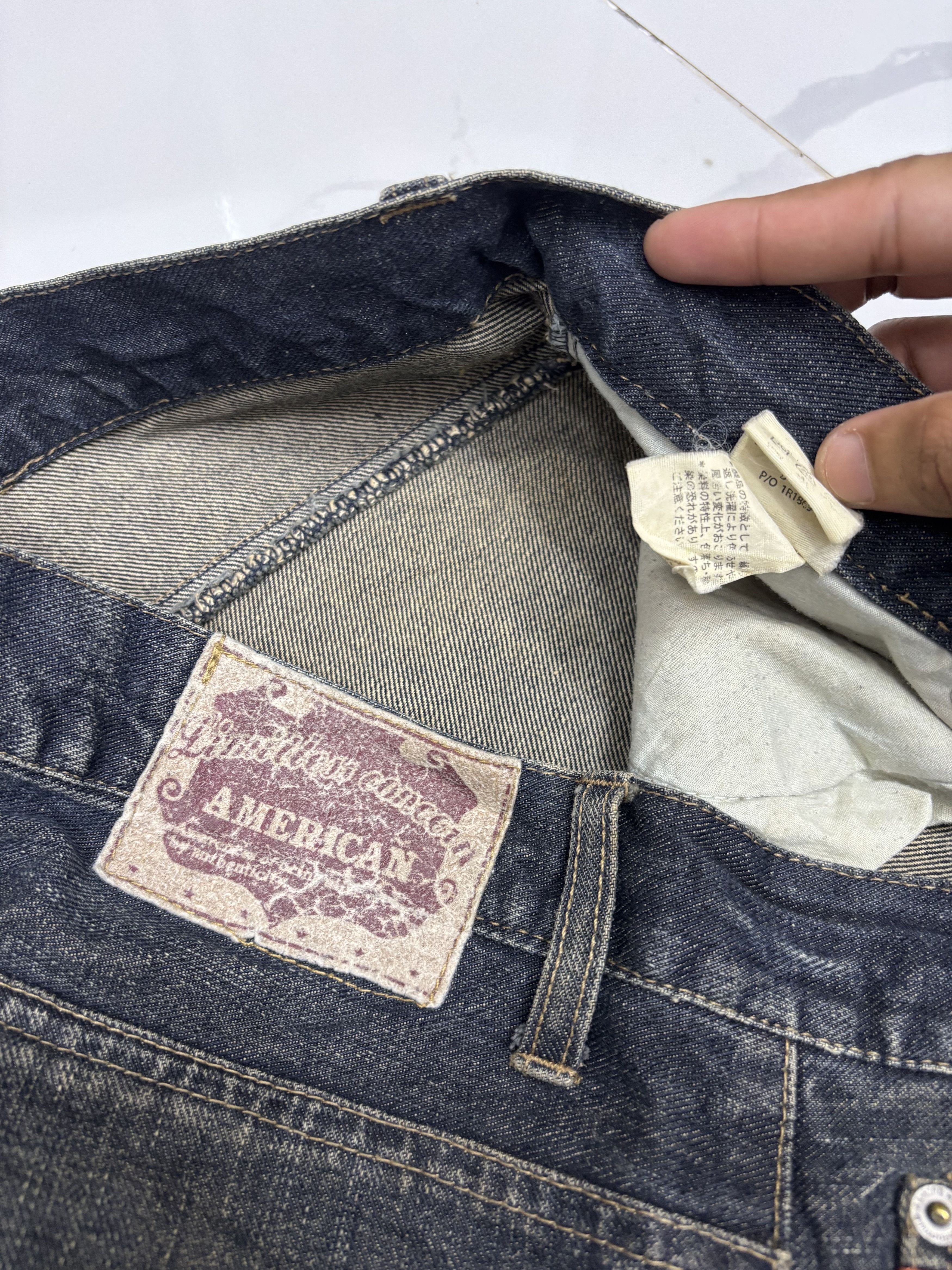 Undercover Vintage Amore Pure Rusty Mud Wash Distressed Denim Jean Size US 35 - 10 Thumbnail