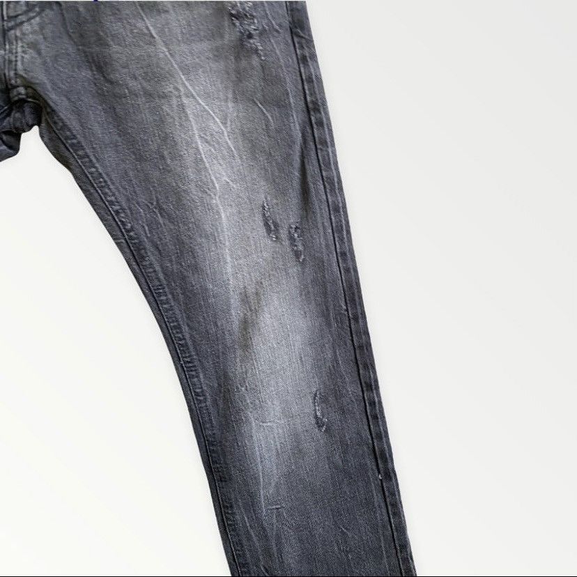 John Galliano Galliano Black Stone Wash Slim Fit Jeans Size US 29 - 4 Thumbnail