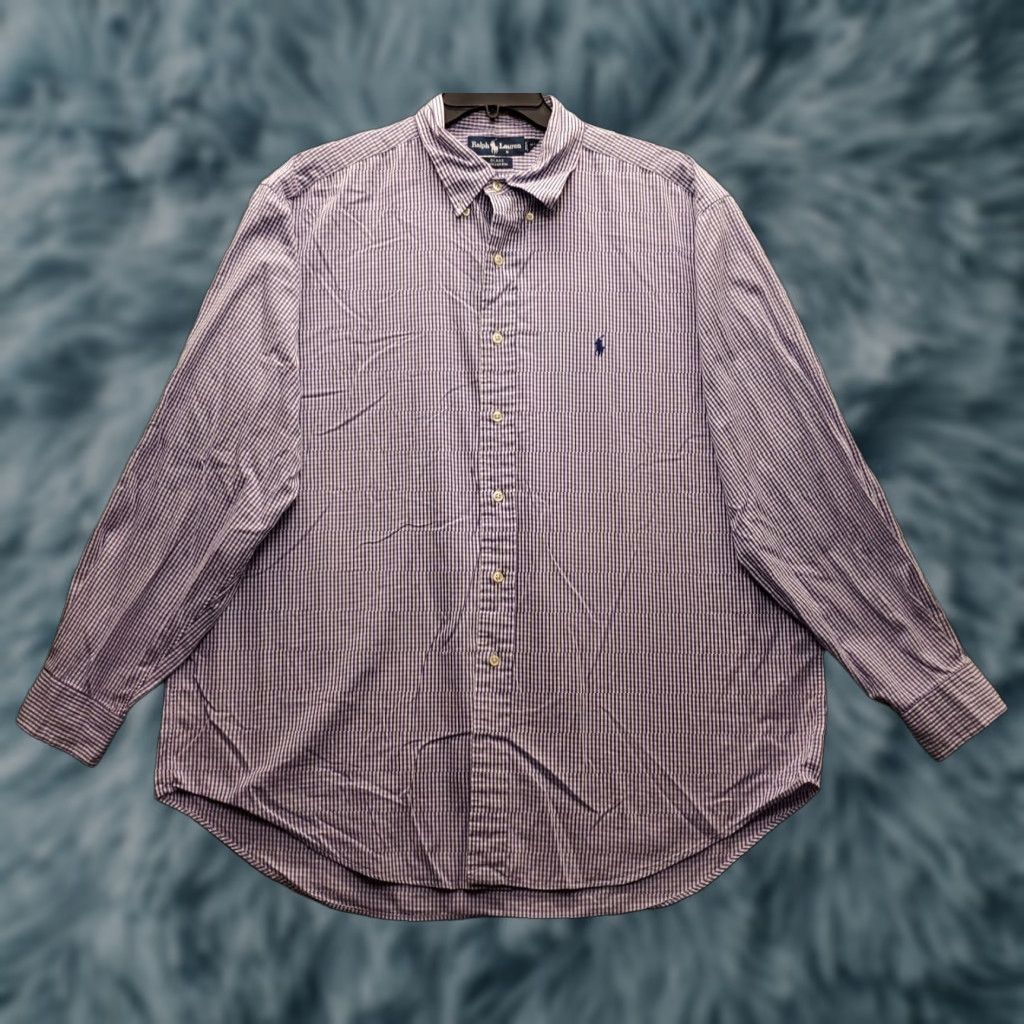 Ralph Lauren Ralph Lauren Blake Shirt Mens XL Multi Gingham Long Sleeve Pony Logo Button Down Size US XL / EU 56 / 4 - 1 Thumbnail