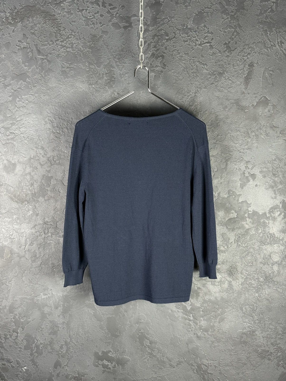 Burberry Burberry Women's Navy Blue Viscose Cardigan Size 44 Size M / US 6-8 / IT 42-44 - 6 Thumbnail