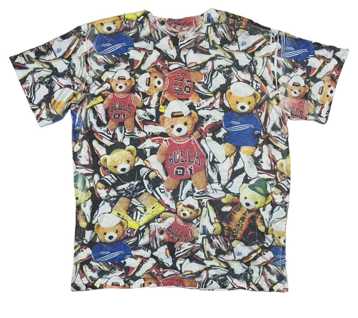 Japanese Brand × Vintage BULLS Overprint Rare Design Shirt Size US L / EU 52-54 / 3 - 2 Thumbnail