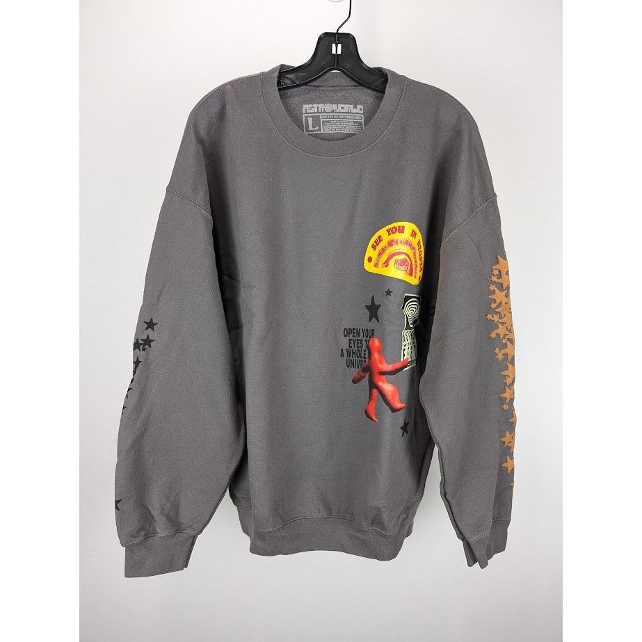 Travis Scott o1rshd1 Astrofest Houston Crewneck Sweatshirt in Grey Size US L / EU 52-54 / 3 - 2 Thumbnail
