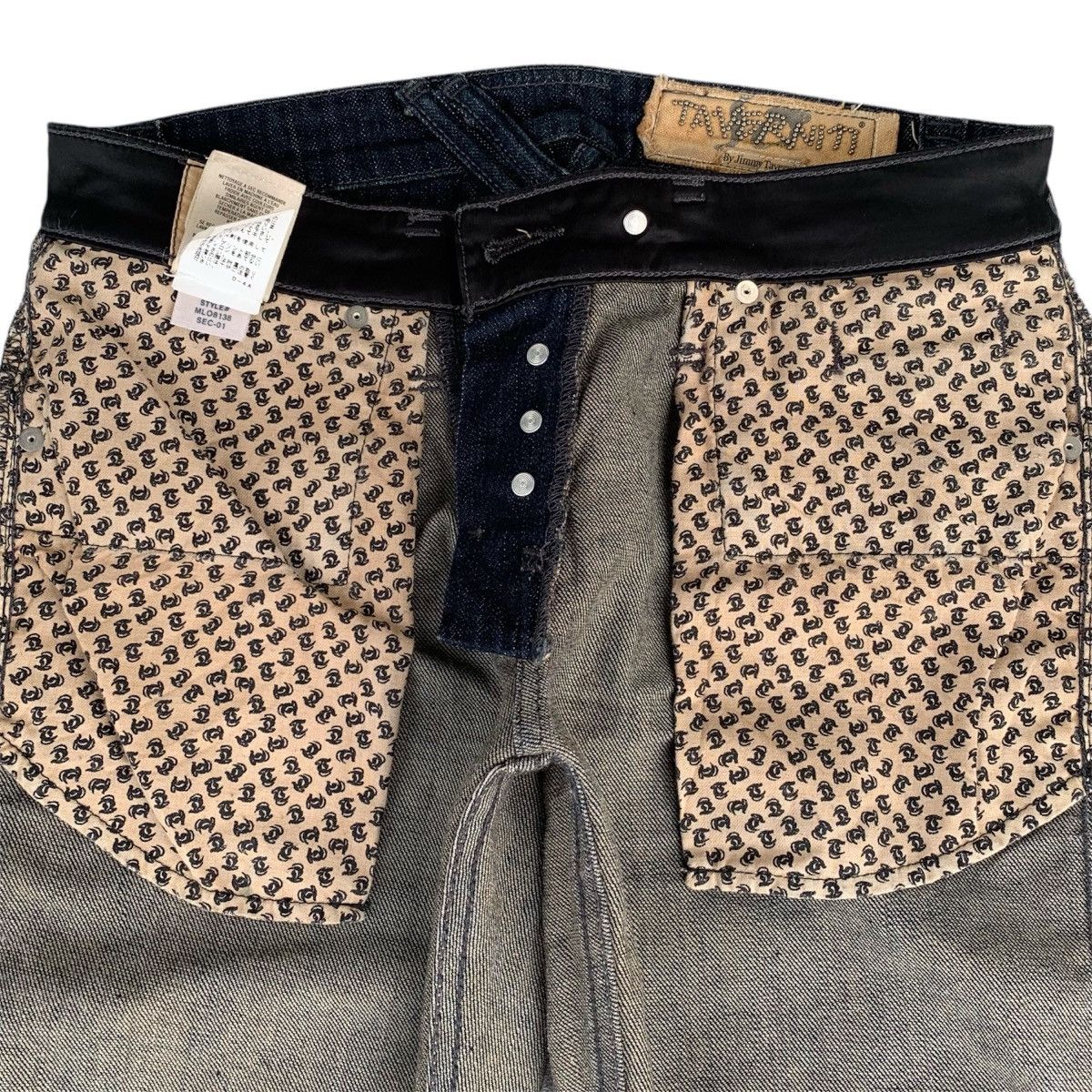 Japanese Brand Taverniti Multipockets Flared Jeans Tornado Mart LGB Style👖 Size US 30 / EU 46 - 17 Thumbnail