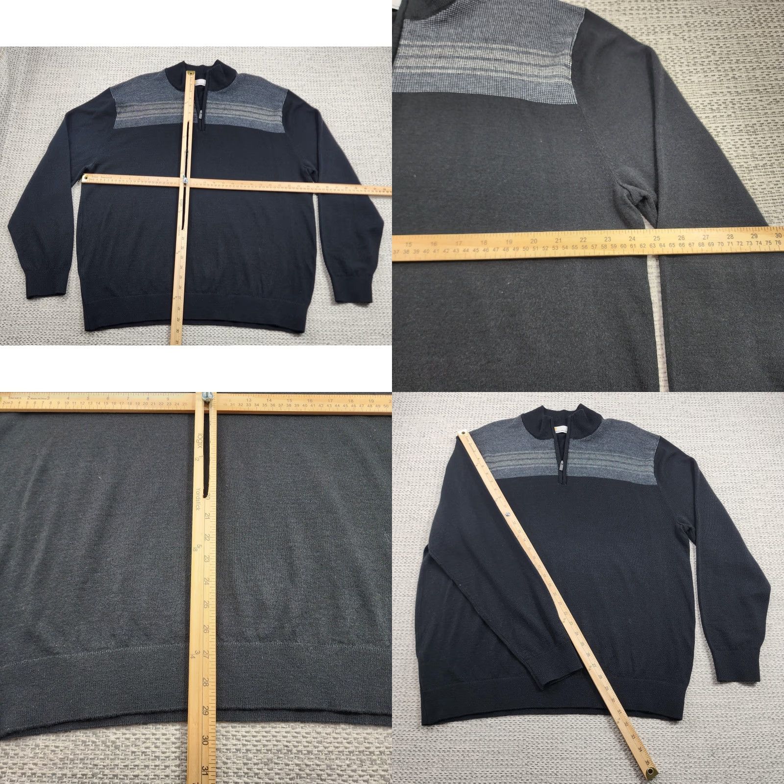Vintage **Nicklaus Mens 2XL Charcoal Gray Quarter Zip Mock Neck Golf Pullover** User: Nicklaus Mens 2XL Charcoal Gray Quarter Zip Mock Neck Golf Pullover Size US XXL / EU 58 / 5 - 8 Thumbnail