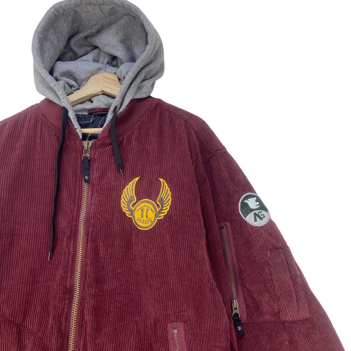 Analog × Japanese Brand Japanese Brand Analog Corduroy Bomber Style Jacket Size US L / EU 52-54 / 3 - 3 Thumbnail