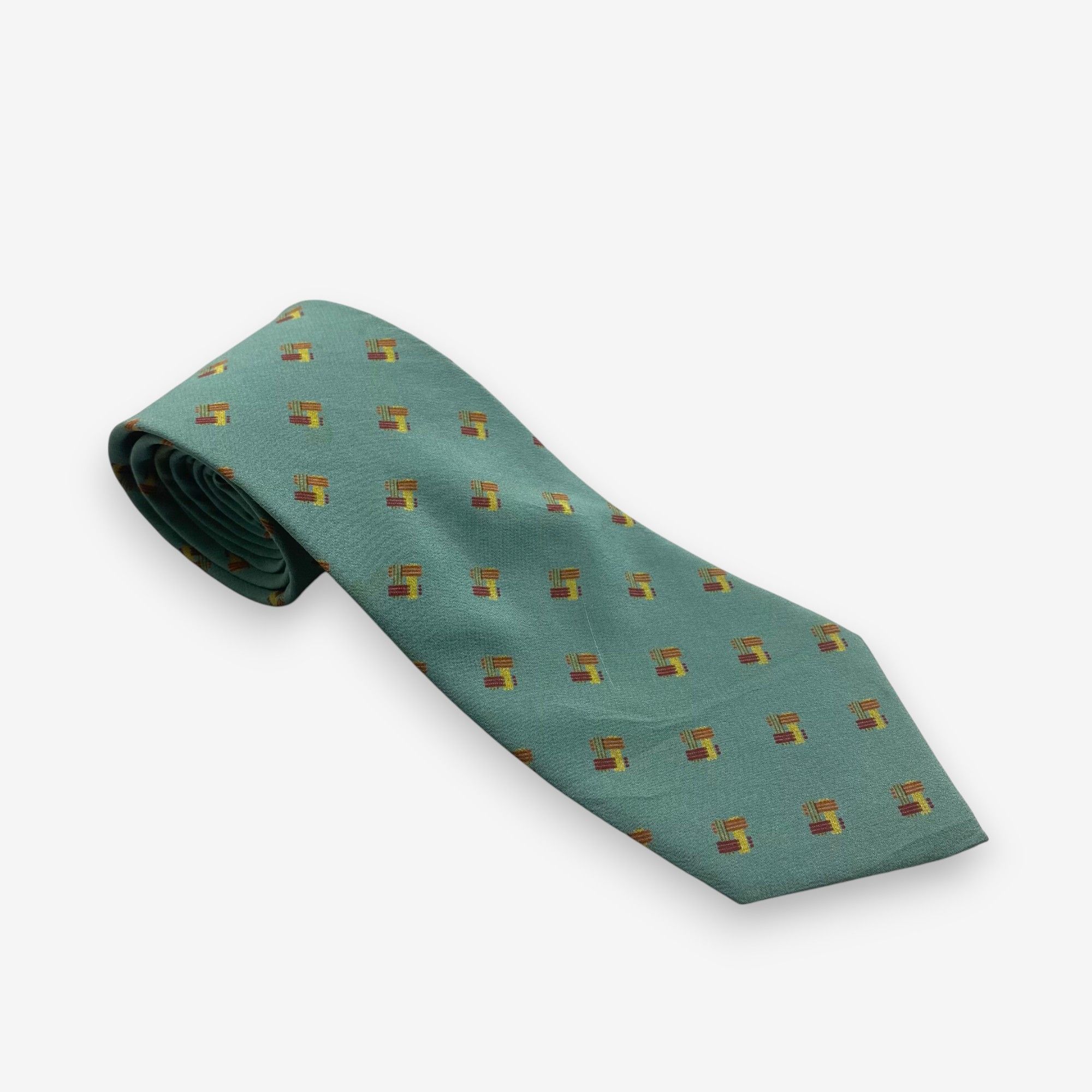 Japanese Brand Vintage Yves Saint Laurent SILK Necktie Cravate Pure Silk Size ONE SIZE - 1 Thumbnail