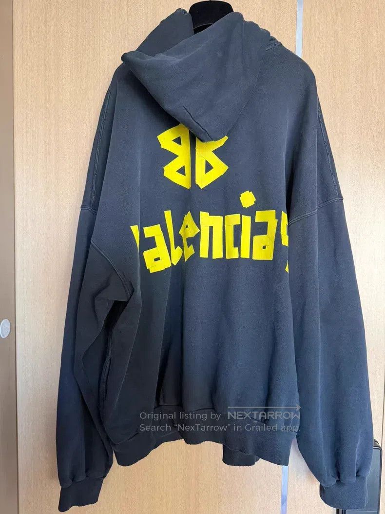 Balenciaga Balenciaga Distressed tape sweatshirt Size US L / EU 52-54 / 3 - 2 Thumbnail