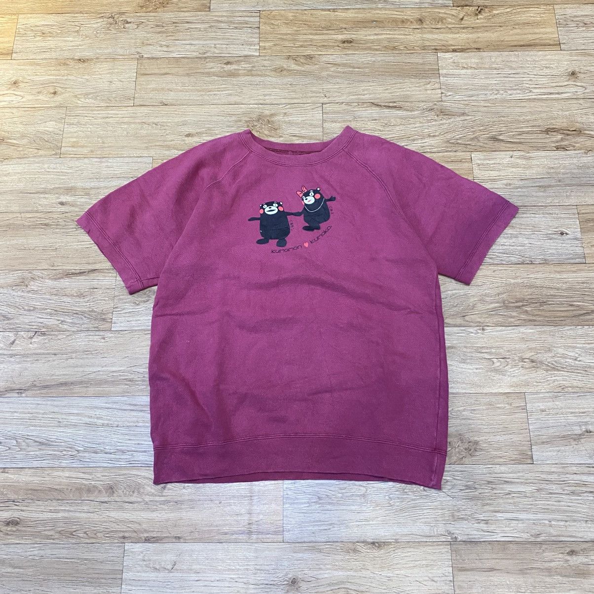 Japanese Brand 2000s Kumamon kumako Purpel Y2K Style Tee Size US M / EU 48-50 / 2 - 1 Thumbnail