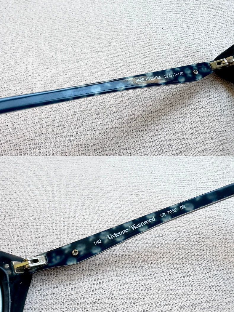 Vivienne Westwood Vivienne Westwood Vintage Nerd Cat-Eye Blue Tortoise Shell Size ONE SIZE - 4 Thumbnail