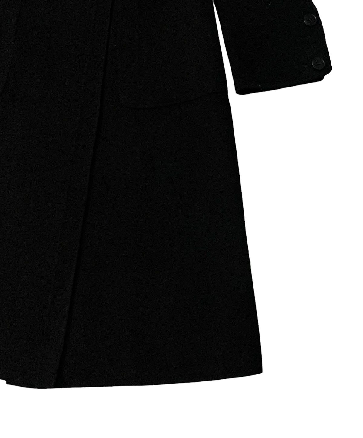 DKNY Vintage Donna Karan New York DKNY Wool Long Coat Jacket Size S / US 4 / IT 40 - 3 Thumbnail