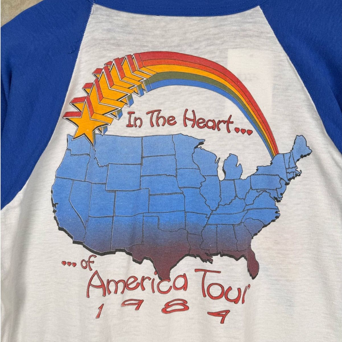 Band Tees × Vintage VTG 1984 Kool & The Gang In The Heart Band Tour T Shirt L Size US L / EU 52-54 / 3 - 6 Thumbnail
