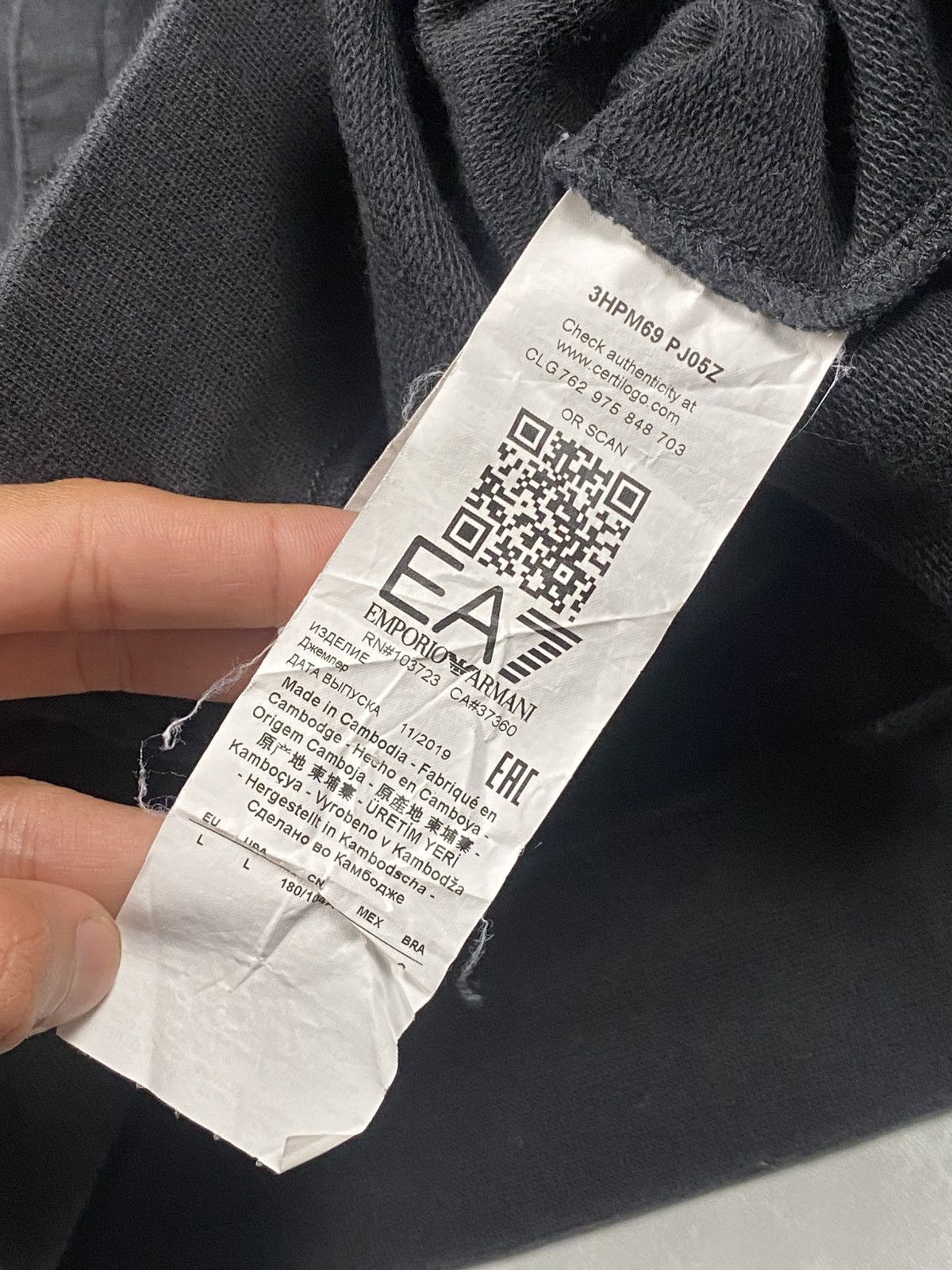 Emporio Armani OG Vintage y2k Emporio Armani Luxury Zip Up Hoodie Size US M / EU 48-50 / 2 - 6 Thumbnail