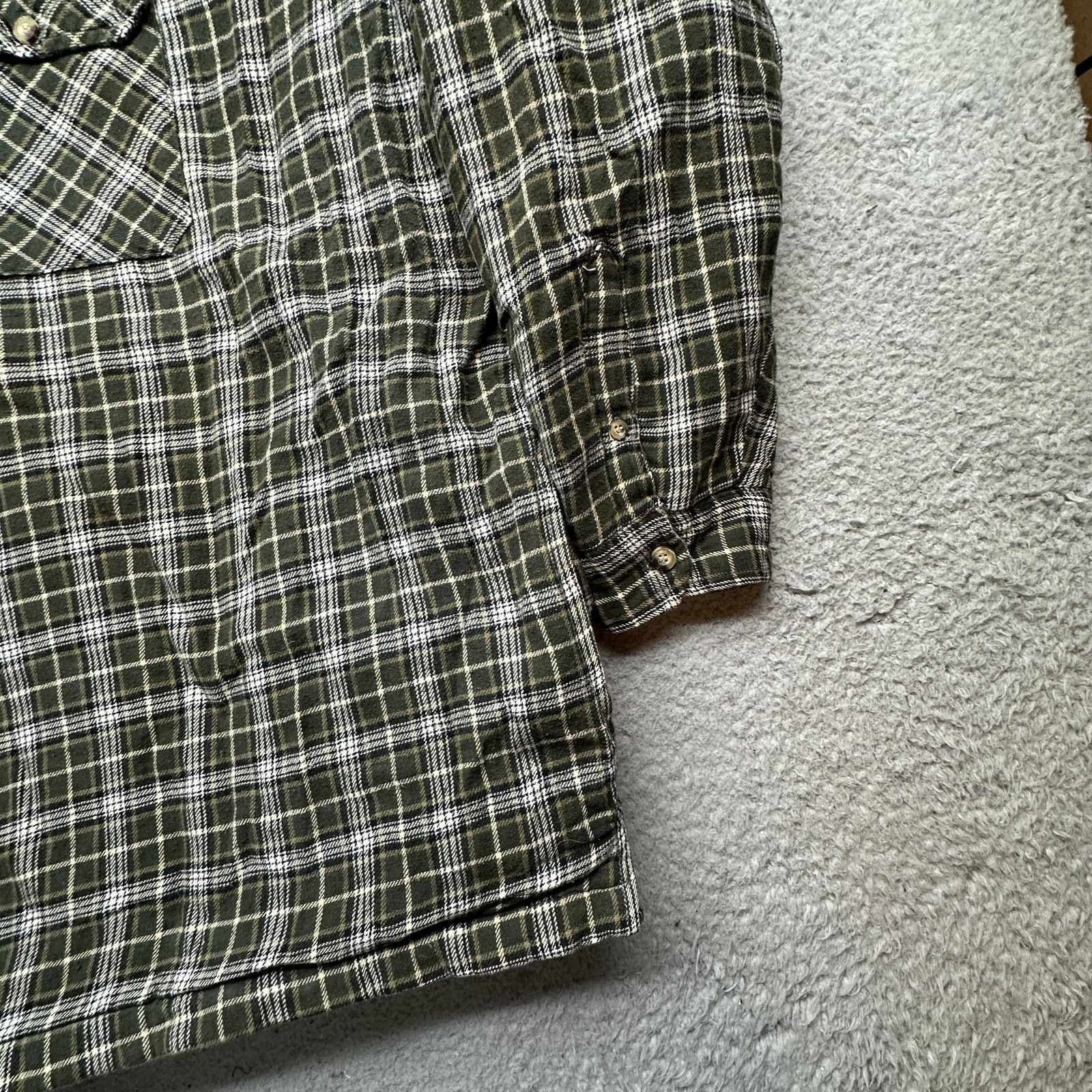 Wrangler Wrangler Riggs Workwear Quilt Lined Zip Flannel Jacket 2XL Size US XXL / EU 58 / 5 - 7 Thumbnail