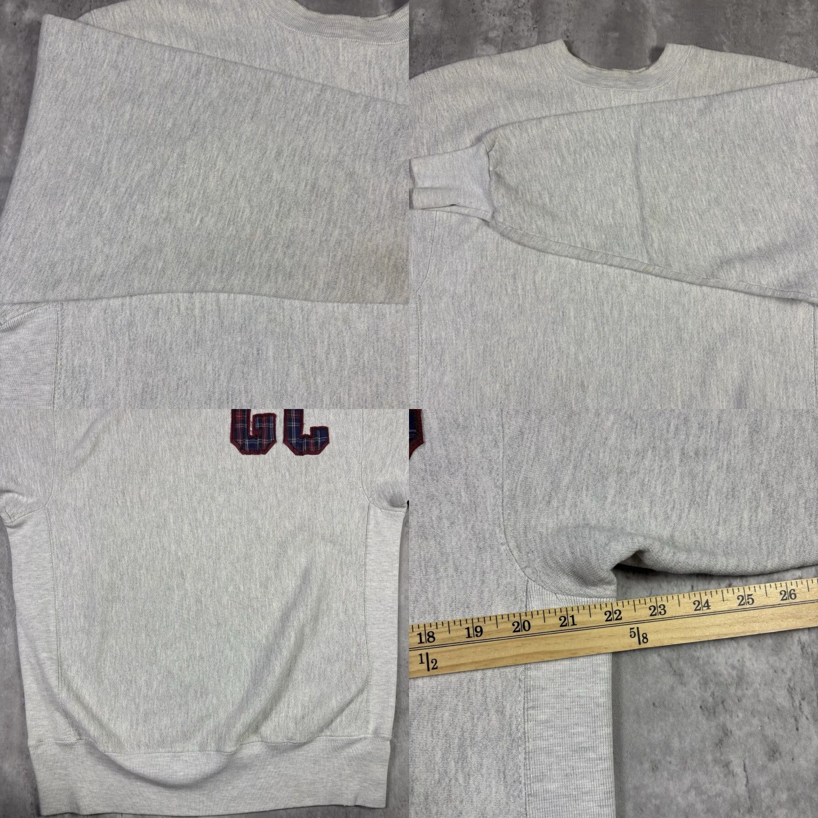 Vintage VINTAGE Gettysburg College Gray Sweatshirt Pullover Embroidered XL Men 90s Card 100% Cotton Fleece Slim Distressed Embroidered Logo Pullover Size US XL / EU 56 / 4 - 8 Thumbnail