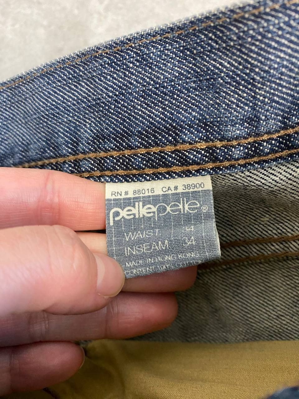 Pelle Pelle Vintage Pelle Pelle Denim Baggy Y2K Pants Size US 34 / EU 50 - 15 Thumbnail