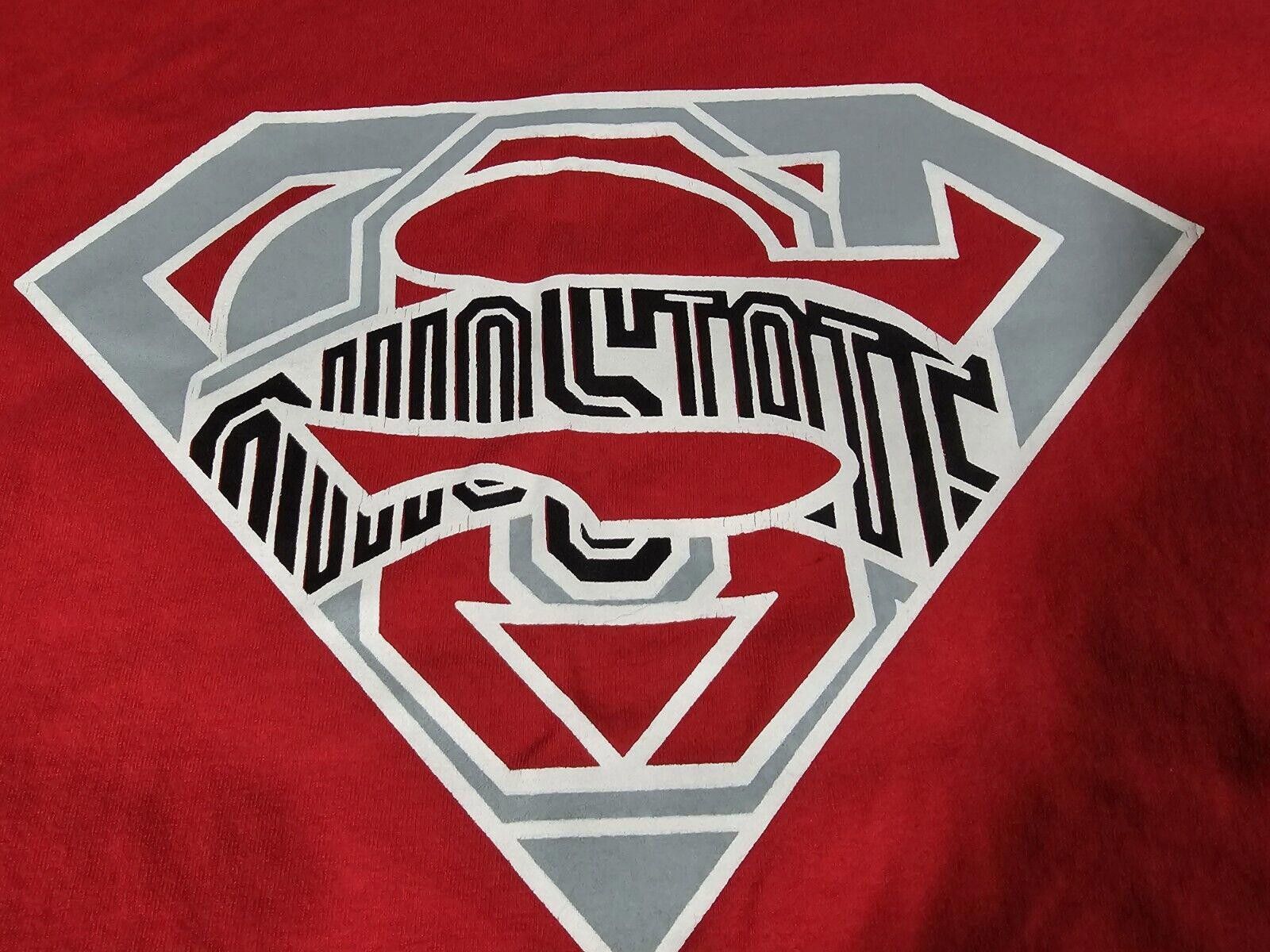 Hanes Ohio State Buckeyes OSU Superman Logo Red T-shirt XXL Size ONE SIZE - 3 Thumbnail