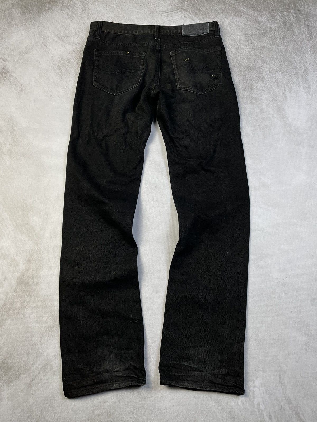 Tornado Mart 2000s CavariA Pierced Mud Max Style Studded Distressed Denim Size US 30 / EU 46 - 8 Thumbnail
