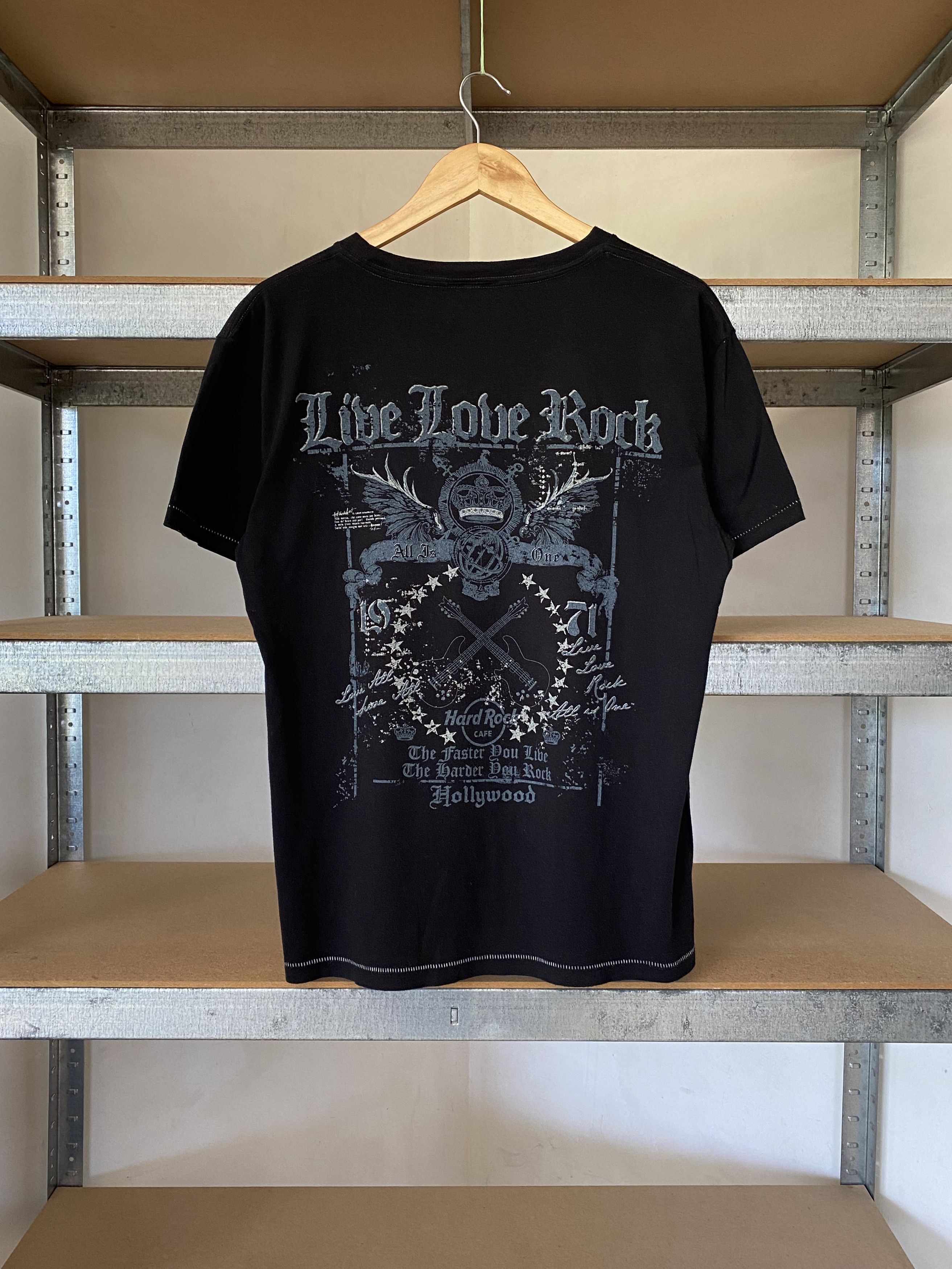 Hard Rock Cafe Hard Rock Cafe Vintage 2000s Couture Hollywood Y2K T-shirt Size US L / EU 52-54 / 3 - 1 Thumbnail