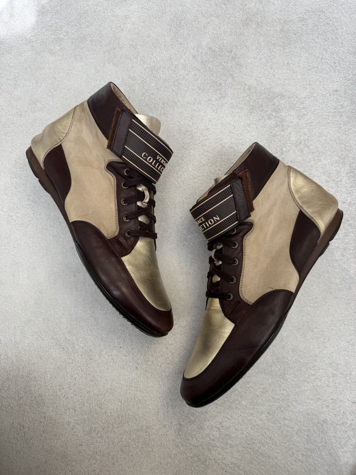 Versace Versace Hi-Top Future Sneakers Boxing Shoes US11 Size US 11 / EU 44 - 3 Thumbnail