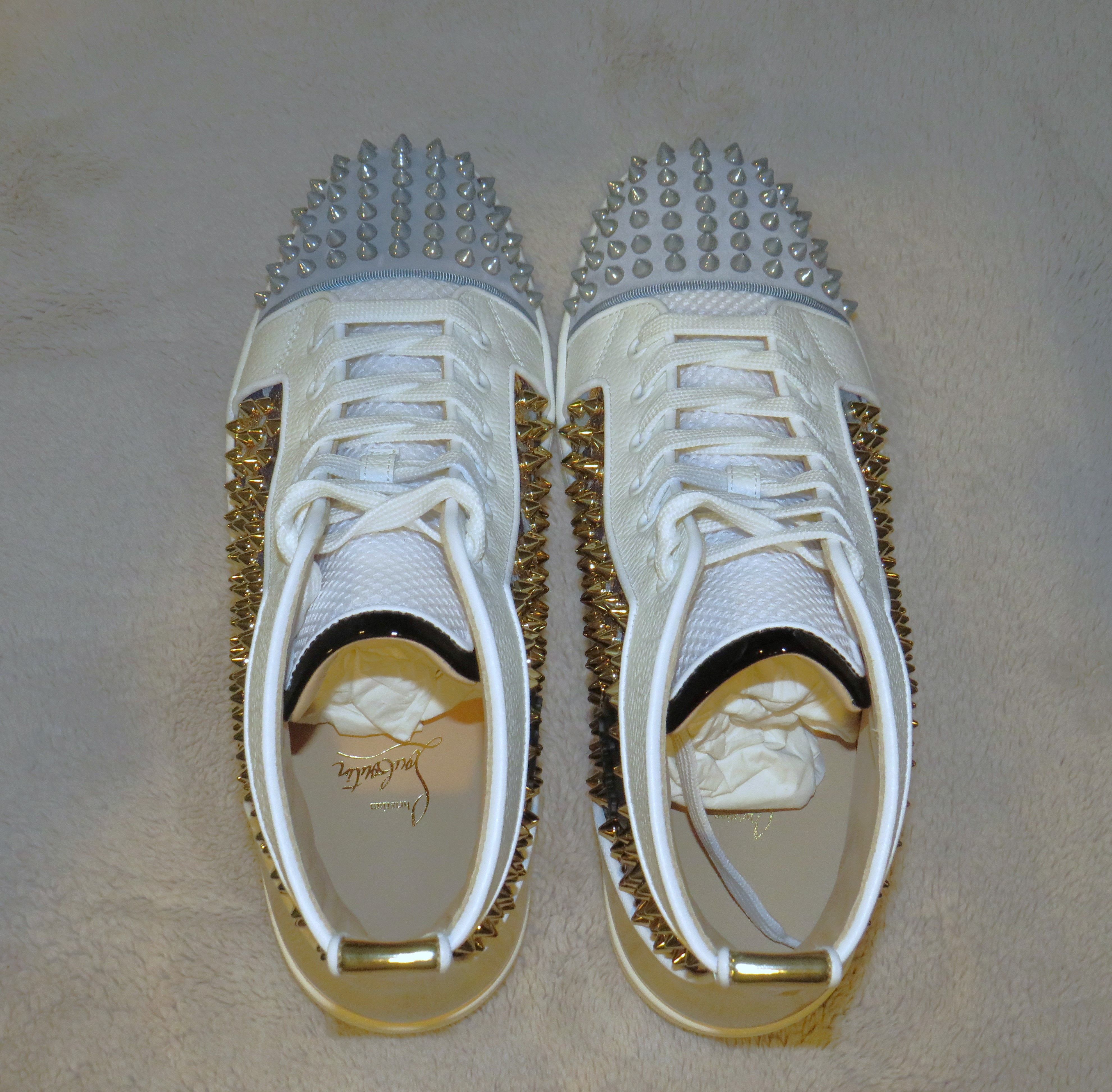 Christian Louboutin ouis Orlato High Top Camo Spiked Sneakers Size 9 NWB Size US 9 / EU 42 - 7 Thumbnail