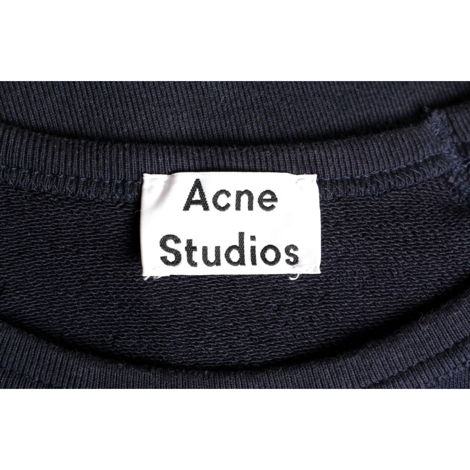 Acne Studios ACNE STUDIOS College Pullover Sweatshirt Men M Navy Blue VR0816 Size US M / EU 48-50 / 2 - 4 Thumbnail