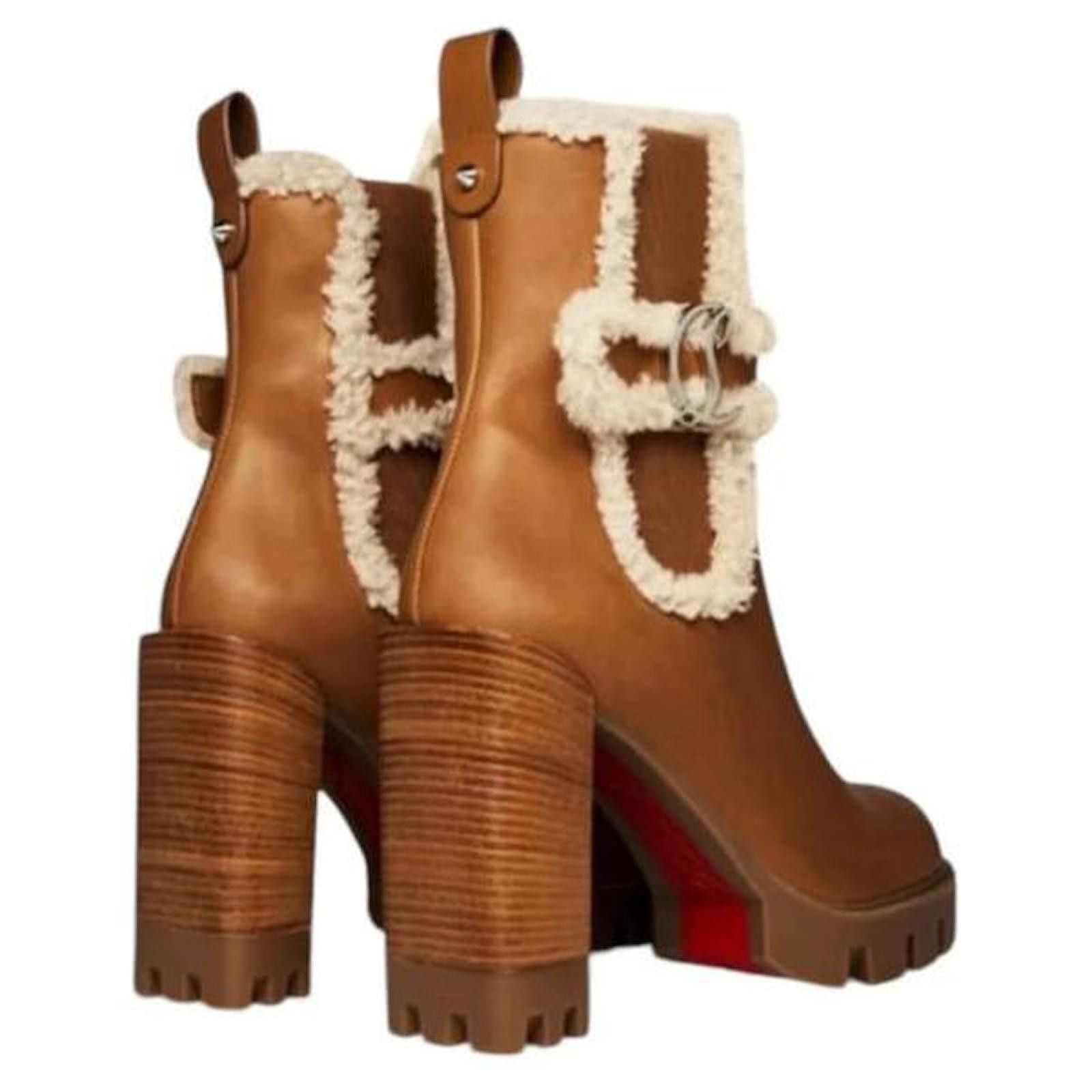 Christian Louboutin o1w1db10325 Boots in Dark Brown Size US 10 / IT 40 - 3 Thumbnail