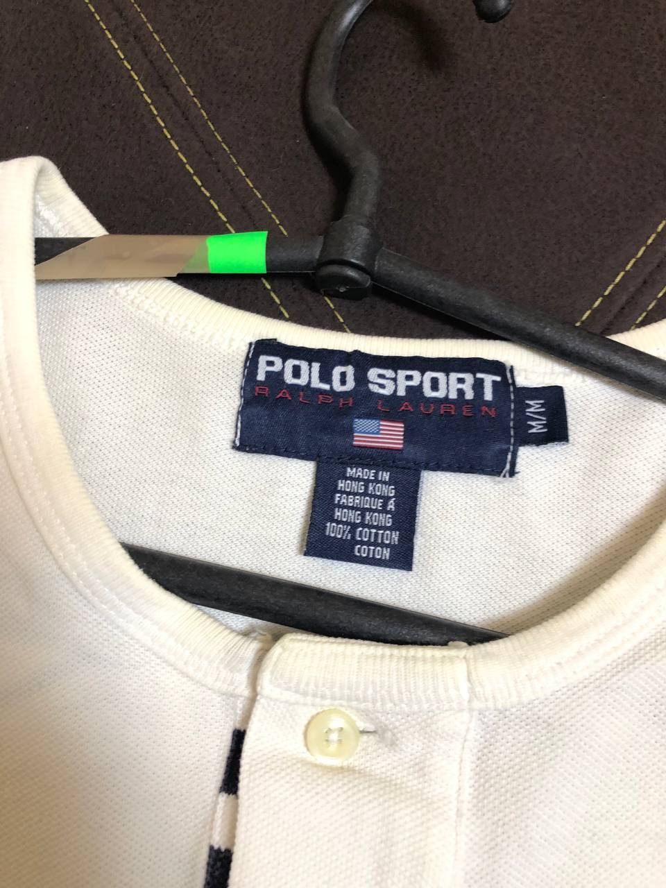 Polo Ralph Lauren Vtg 90s Polo Sport Ribbed Knit Pullover Shirt Short Sleeve Size US M / EU 48-50 / 2 - 10 Thumbnail