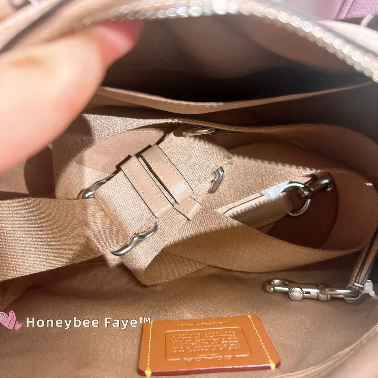 Coach Rowan Satchel Bag In Rainbow Signature Canvas CDA90 Size ONE SIZE - 6 Thumbnail