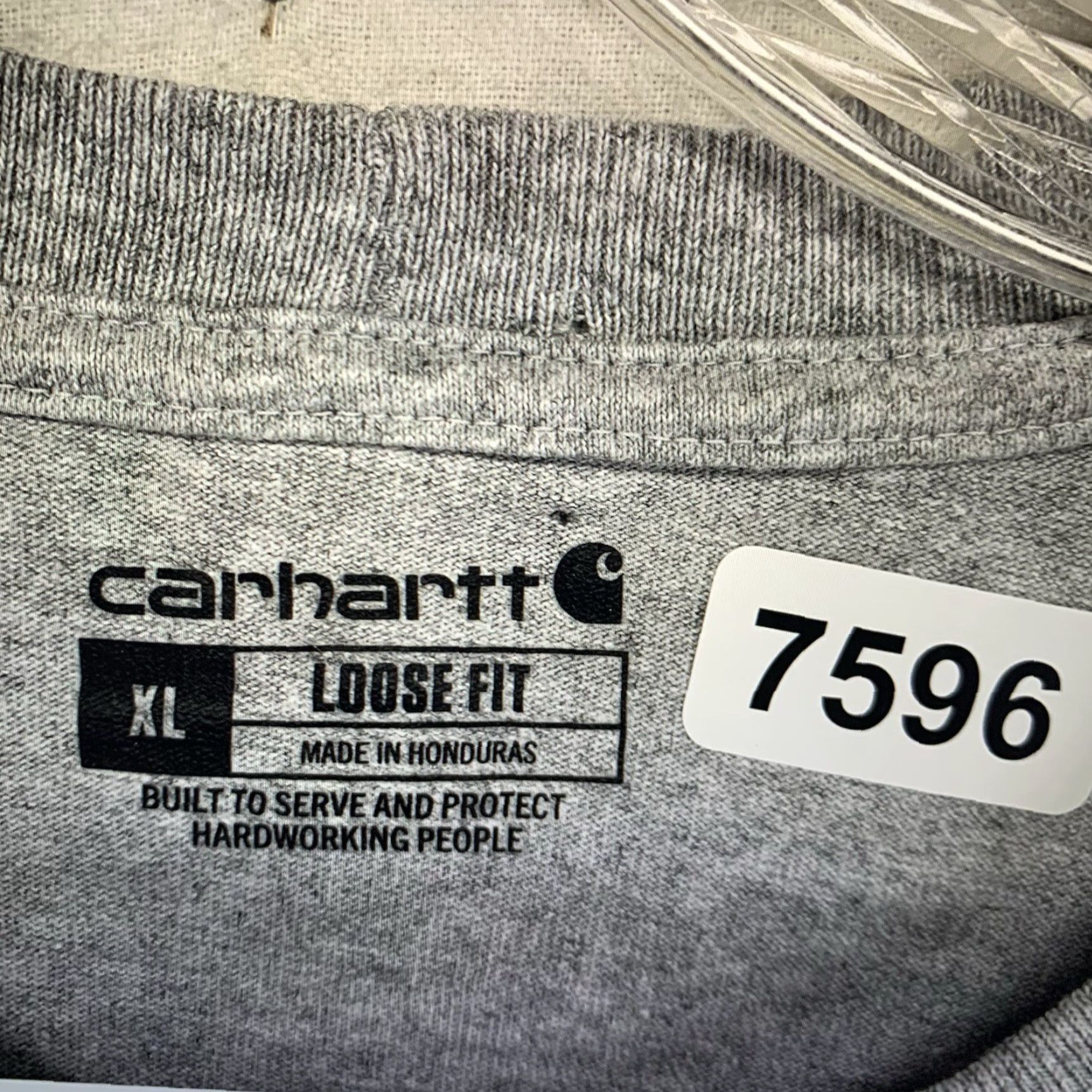 Carhartt Carhartt Men’s T-Shirt XL Gray Short Sleeve Crew Neck Wine Lovers Logo 2000s Size US XL / EU 56 / 4 - 4 Thumbnail