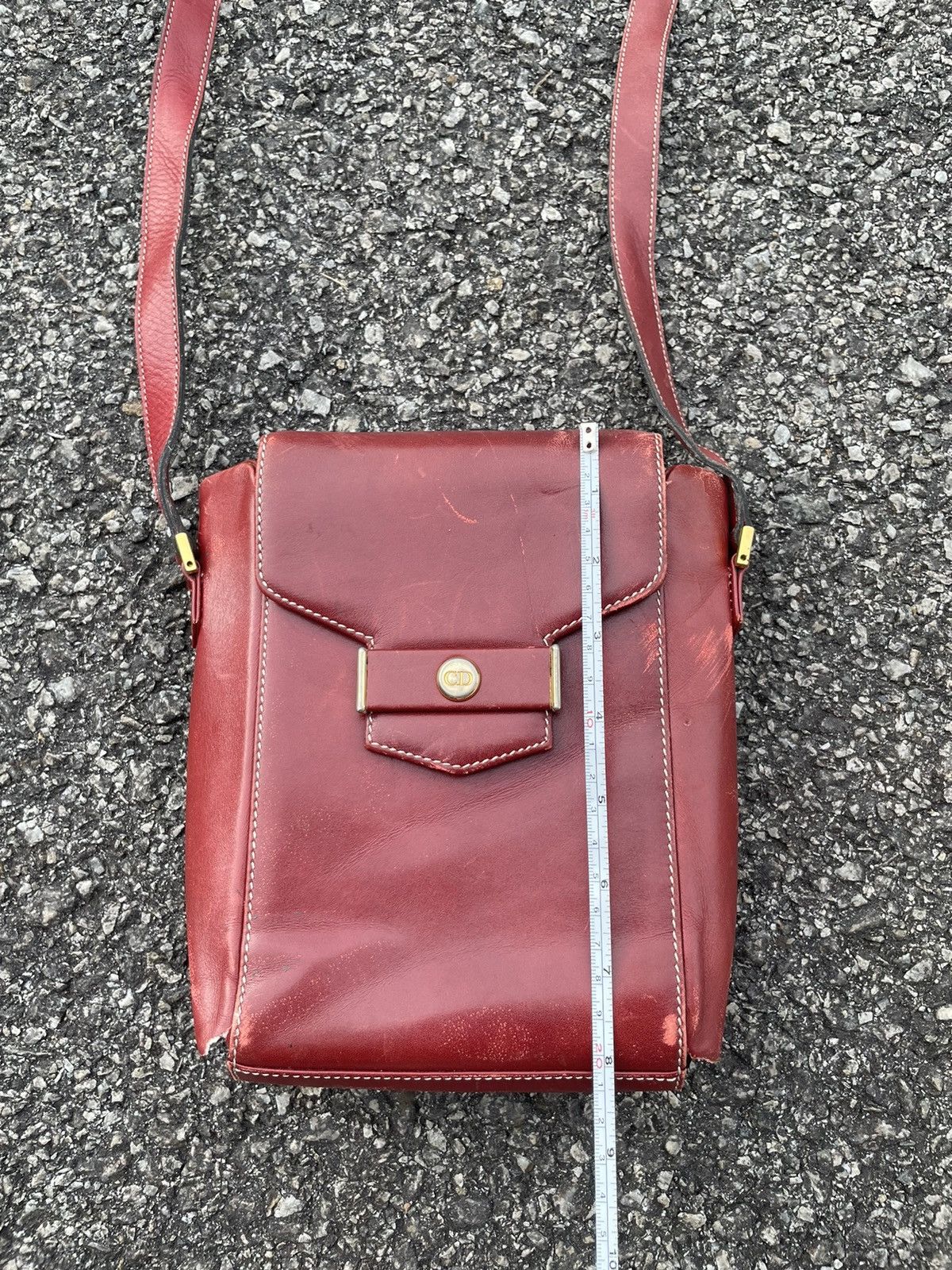 Dior Vintage Christian Dior Sling Bag Leather Size ONE SIZE - 13 Thumbnail